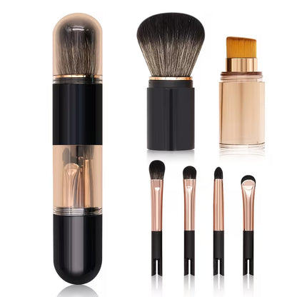 GLAM CAPSULE 6-in 1 MAKEUP BRUSH SET