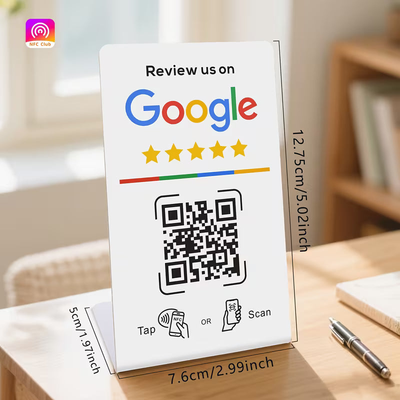 Business Stand for Google Review